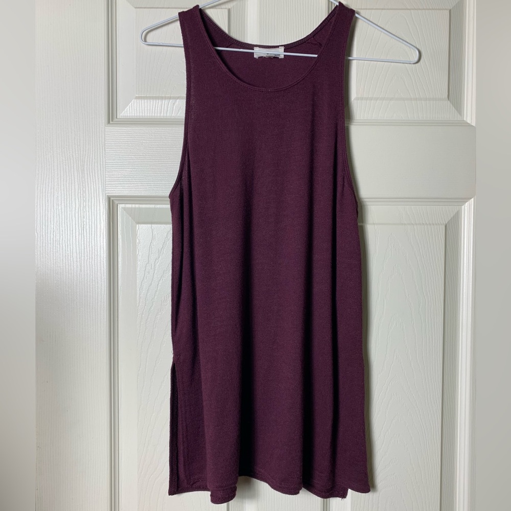Wilfred Free | Plum Slit Detail Tank - XS